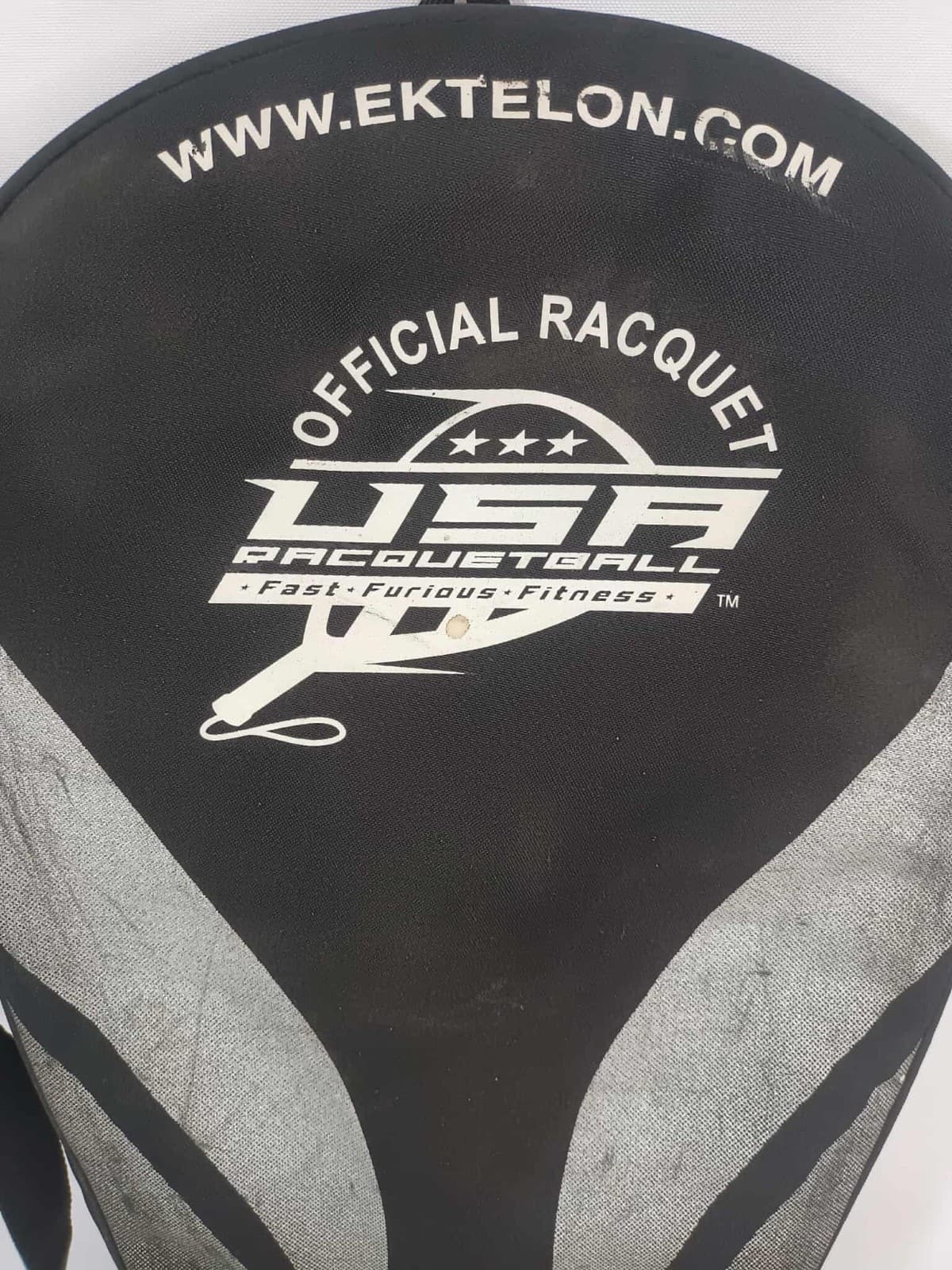 Ektelon O3 Silver 2700 Racquetball Racquet Titanium Tungsten Carbon w/ Carry Bag 6