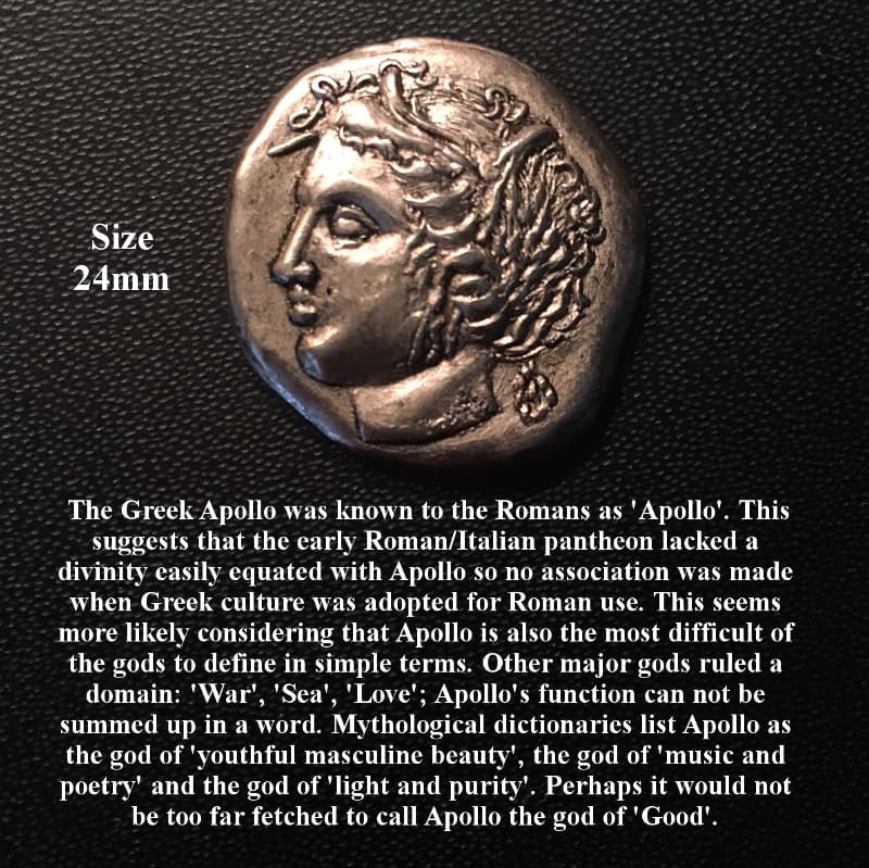 4 One-Sided Ancient Greek Coin Replicas - can be used as an Educational Resource 5