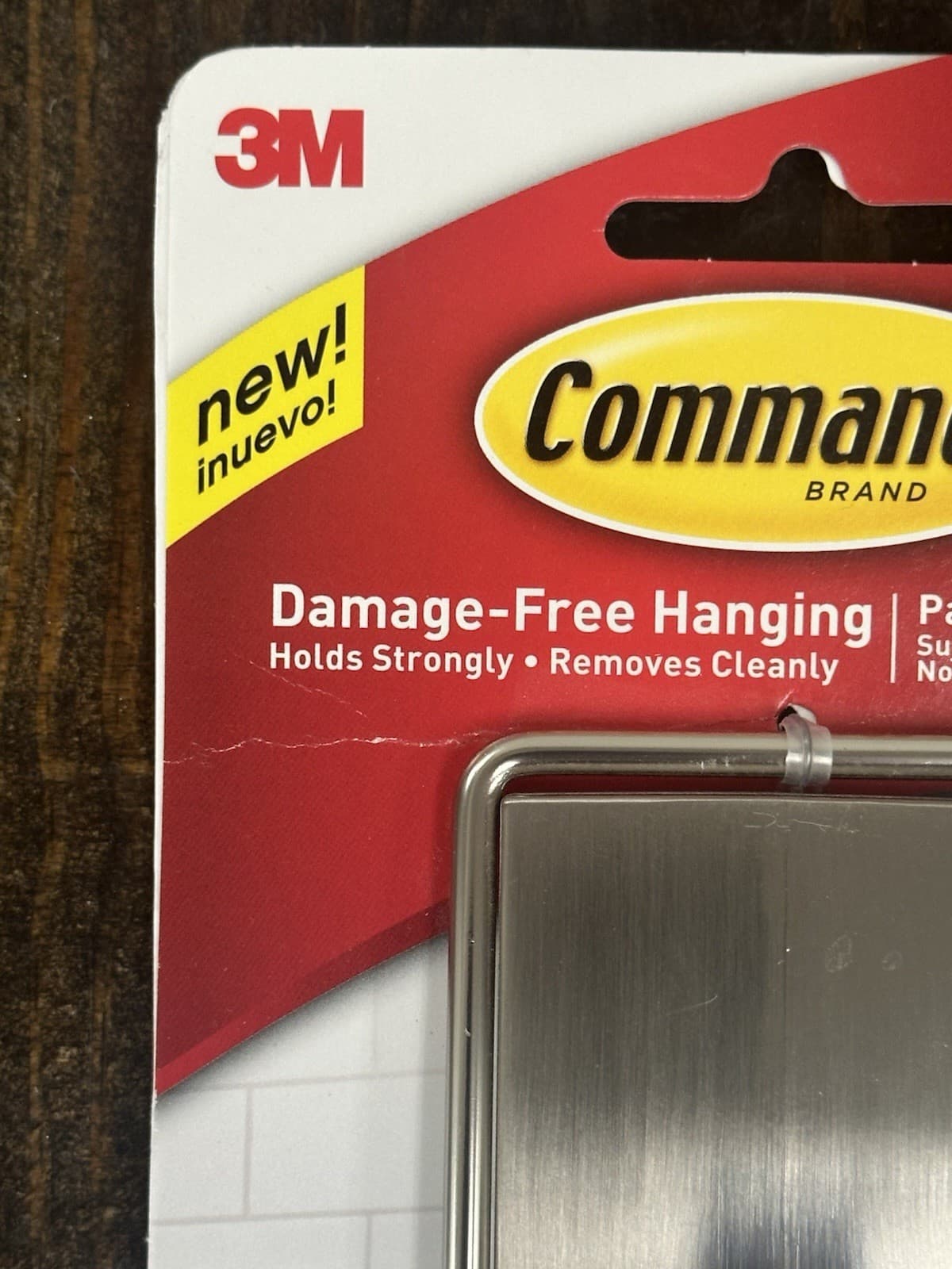 Damage Free Hanging Hair Dryer Holder, Satin Nickel Up To 3 Lbs By 3M 4