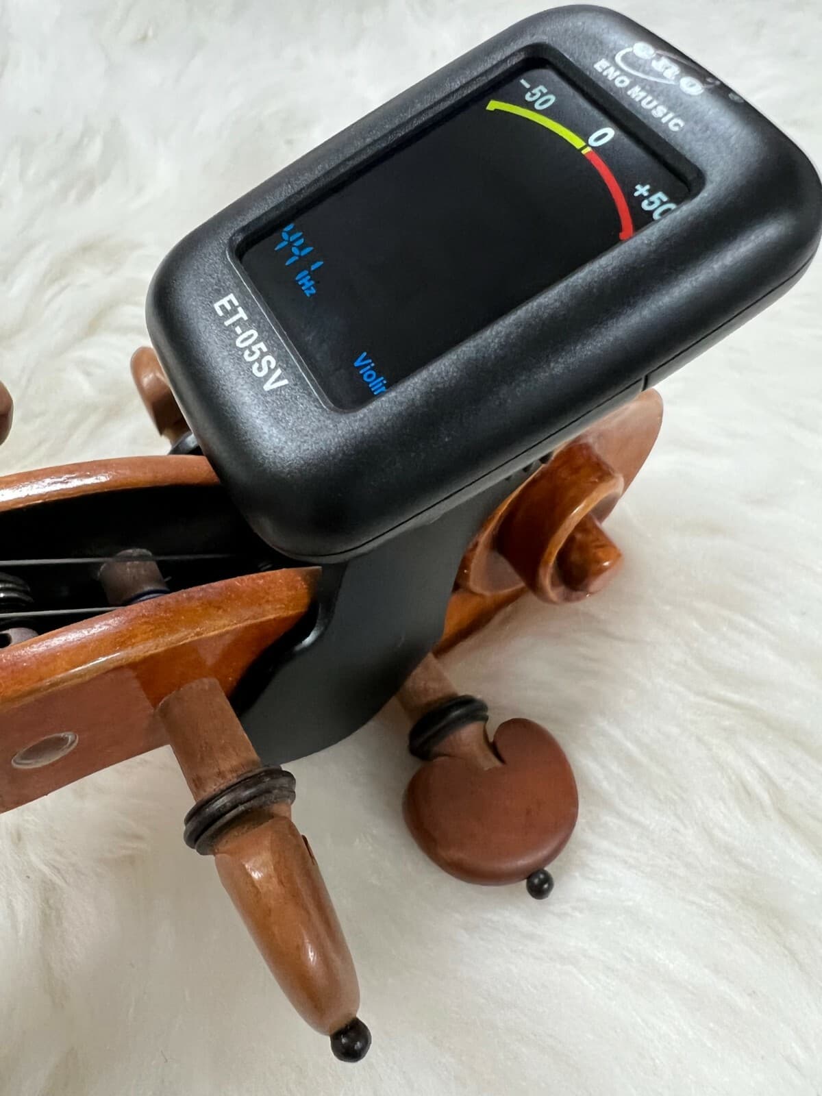 Violin Viola cello Tuner, Full color LCD Display Easy Control Clip on Violin Tun 5