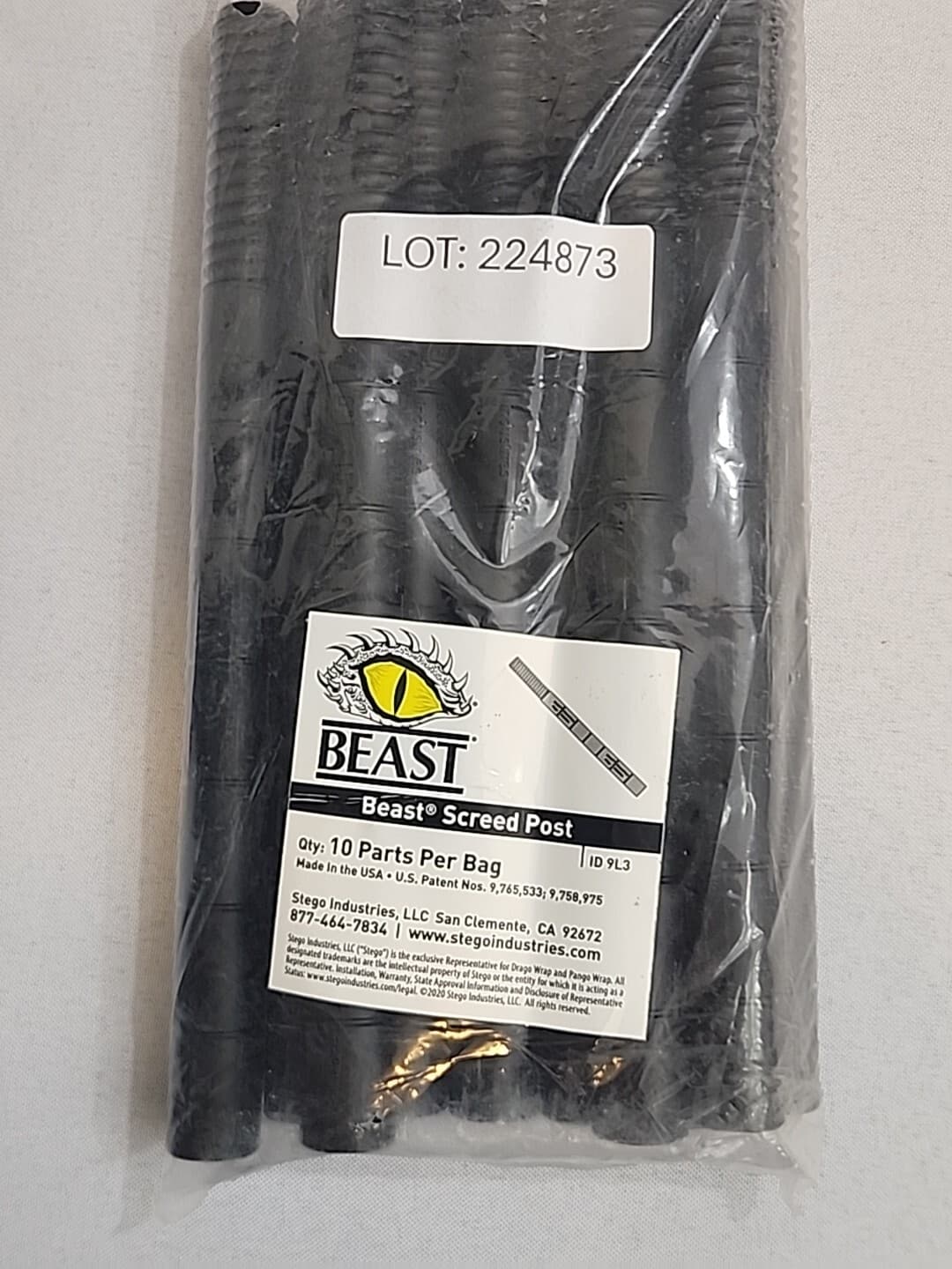 Stego BEAST CREED POST Lot Of 10.   9L3