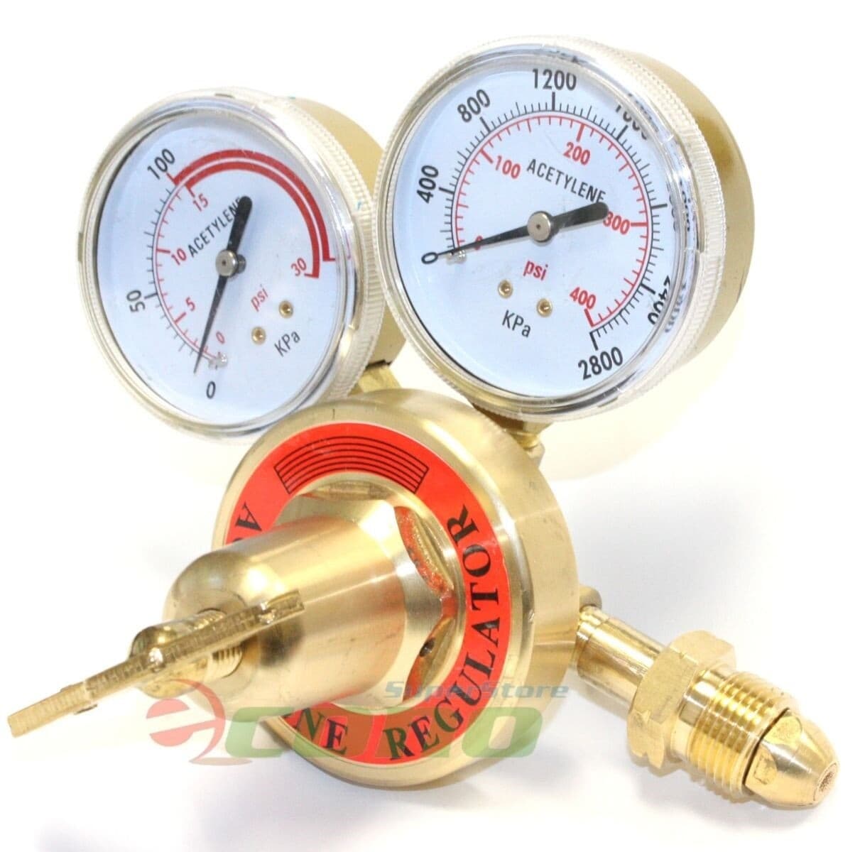 Oxygen Acetylene CGA 540 510 Dual Gauge Gas Welding Regulator  Fit Victor Type 5