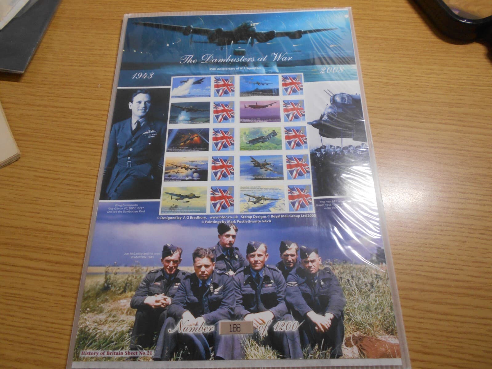 GB 2005 Dambusters Sheet - Ref XE42L T