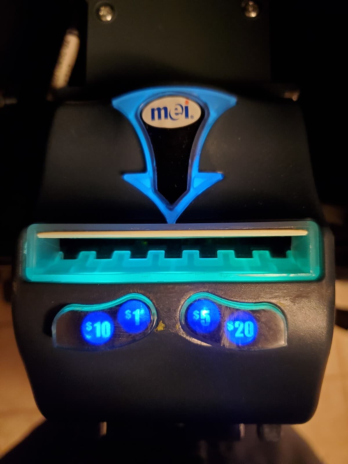 MEI MARS CPI VN 2702 High Visibility Bezel $1 $5 $10 $20 Bill Validator Acceptor 6