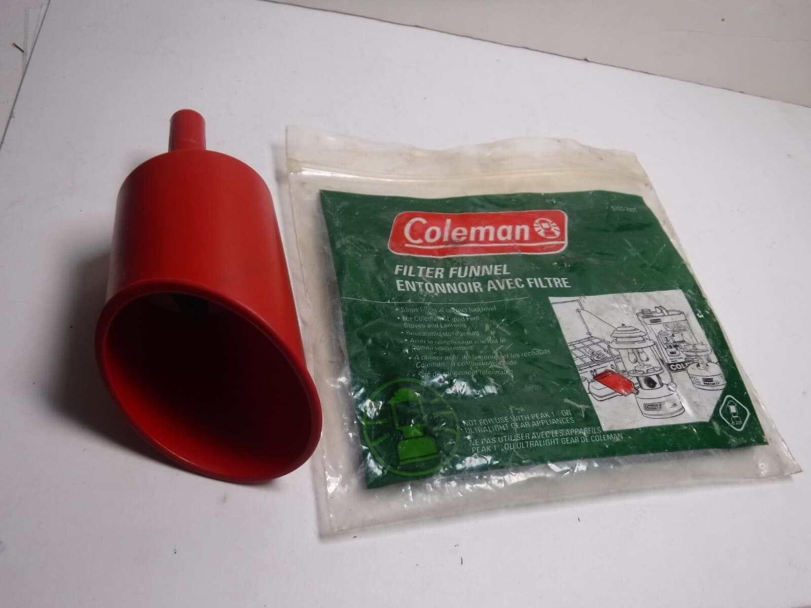 Coleman Filter Funnel for Liquid Fuel Lanterns & Stoves #5103-700T 5