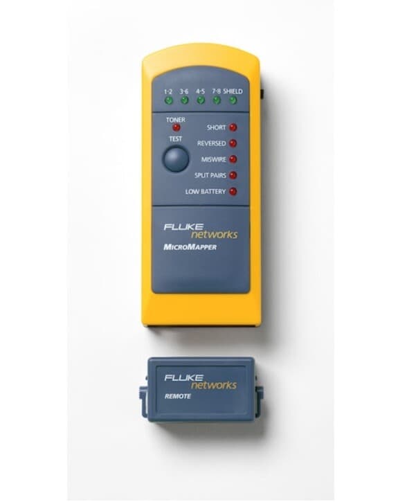 Fluke Networks MT-8200-49A, MicroMapper Lcd Display Circuit Analyzer 2