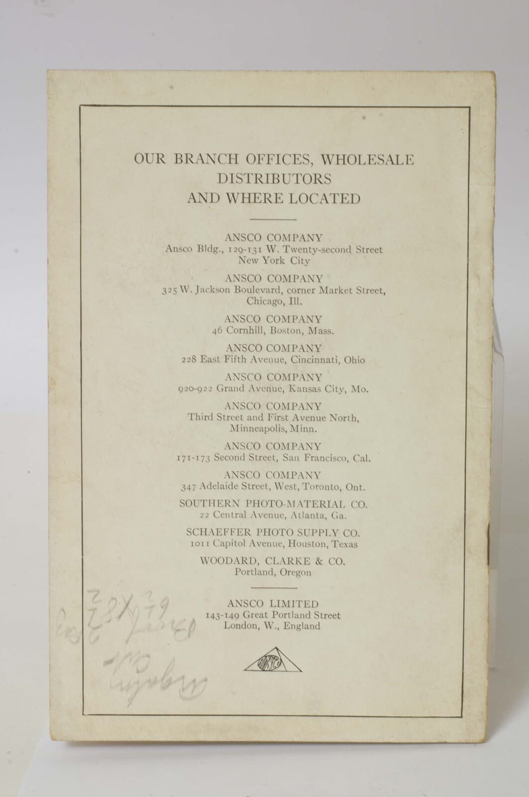 F66521~ Thurston Hatcher, Atlanta GA - ANSCO PORTRAIT MAGAZINE 1-1917,  3