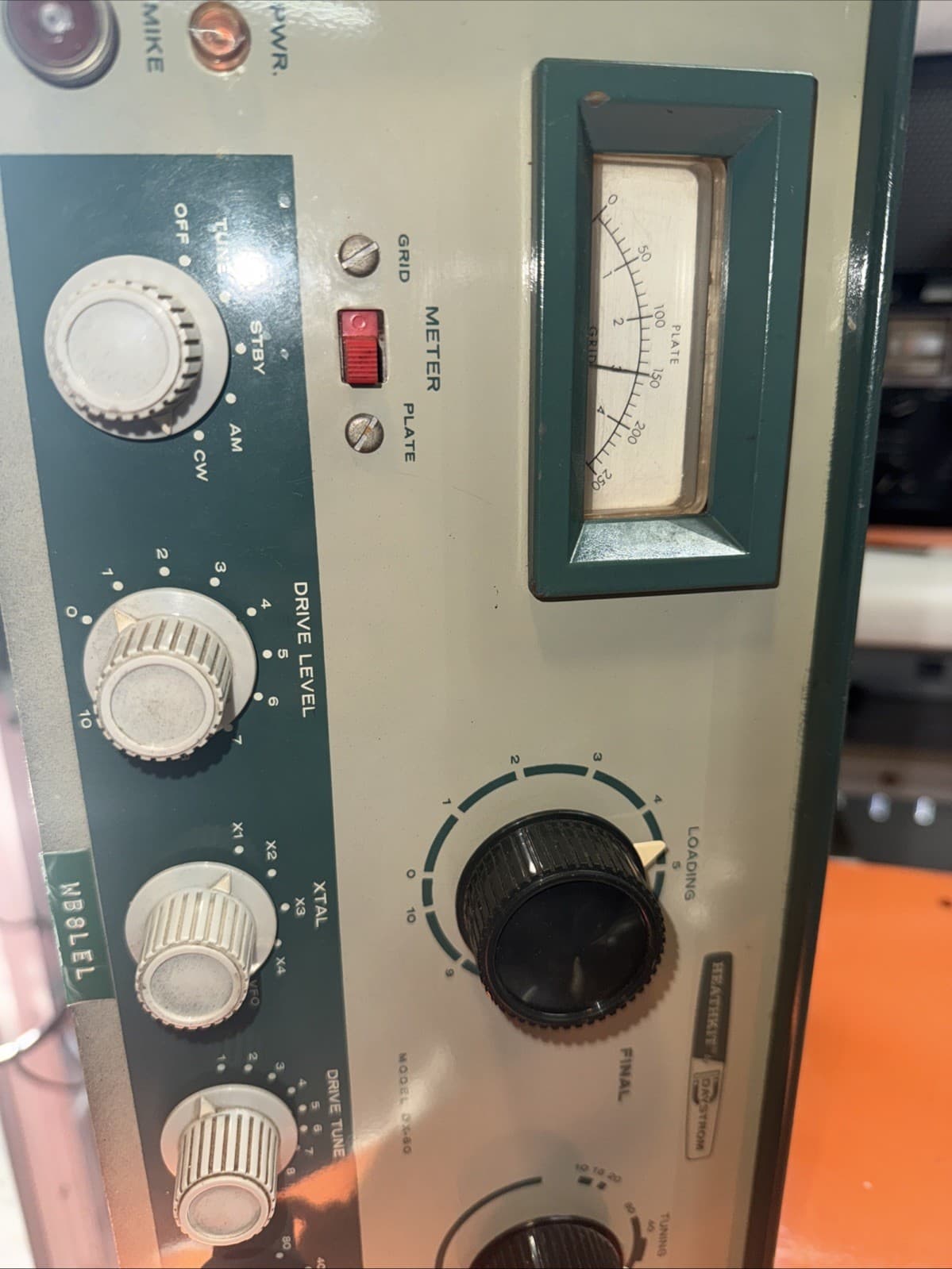 Heathkit Model DX-60 Ham Transmitter Used Got 40 Watts Out On 40 Meter As Shown 3