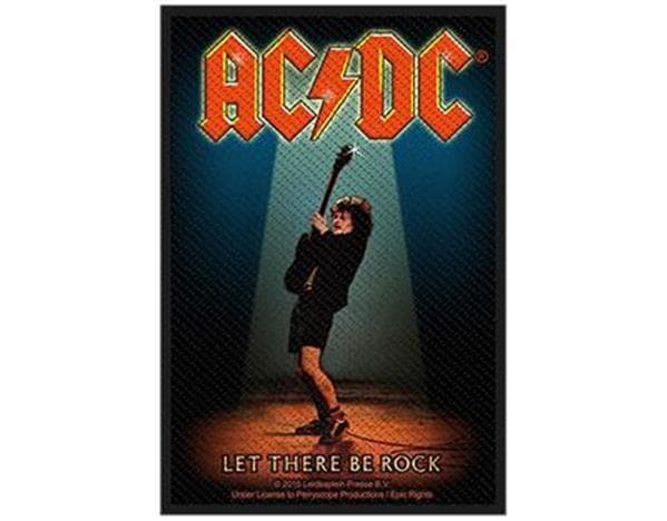 OFFICIAL LICENSED - AC/DC - LET THERE BE ROCK WOVEN SEW-ON PATCH ROCK ANGUS
