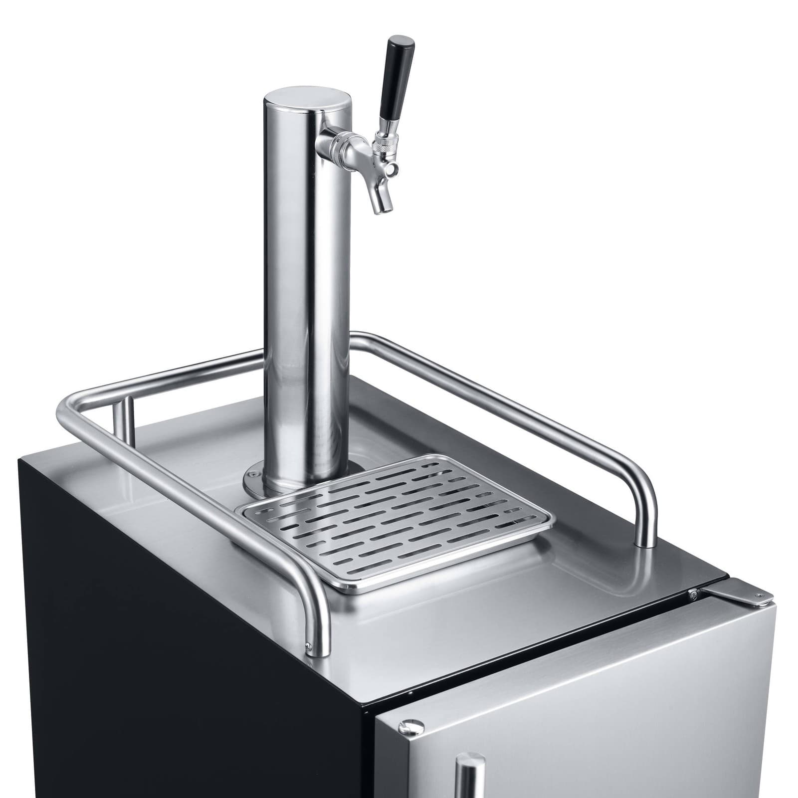 EdgeStar KC1500 15"W 1 Tap Kegerator - Stainless Steel 6