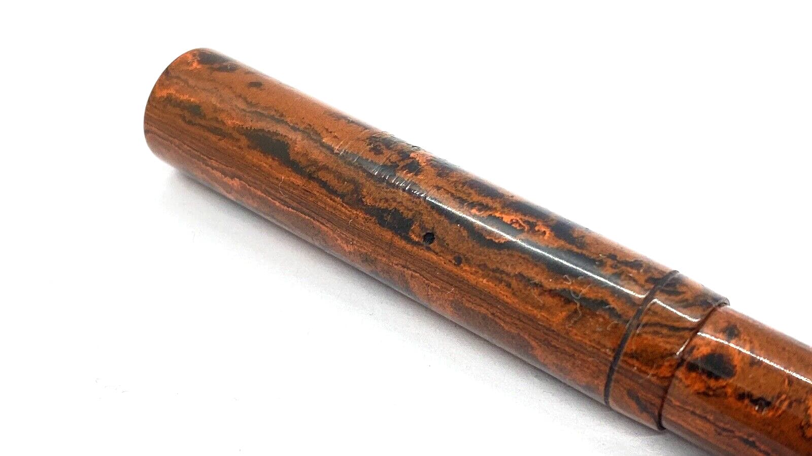 VINTAGE POPE`S PERFECTION FOUNTAIN PEN RED MOTTLED SEMI FLEXIBLE 14K MEDIUM NIB 4