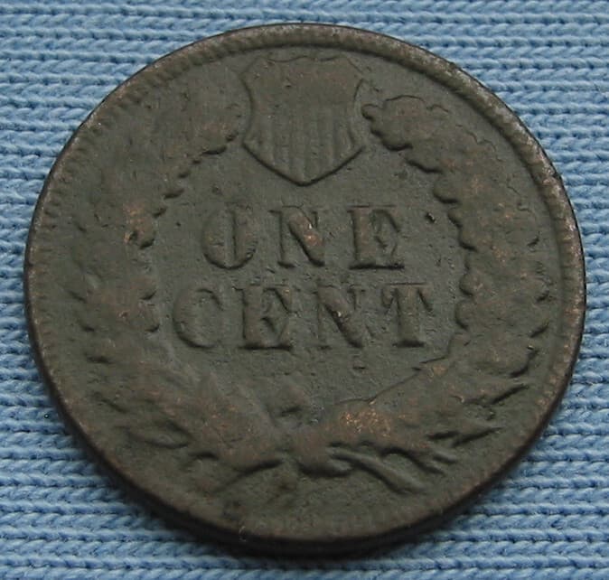 1876 Indian Head Cent (1C, one penny) 4