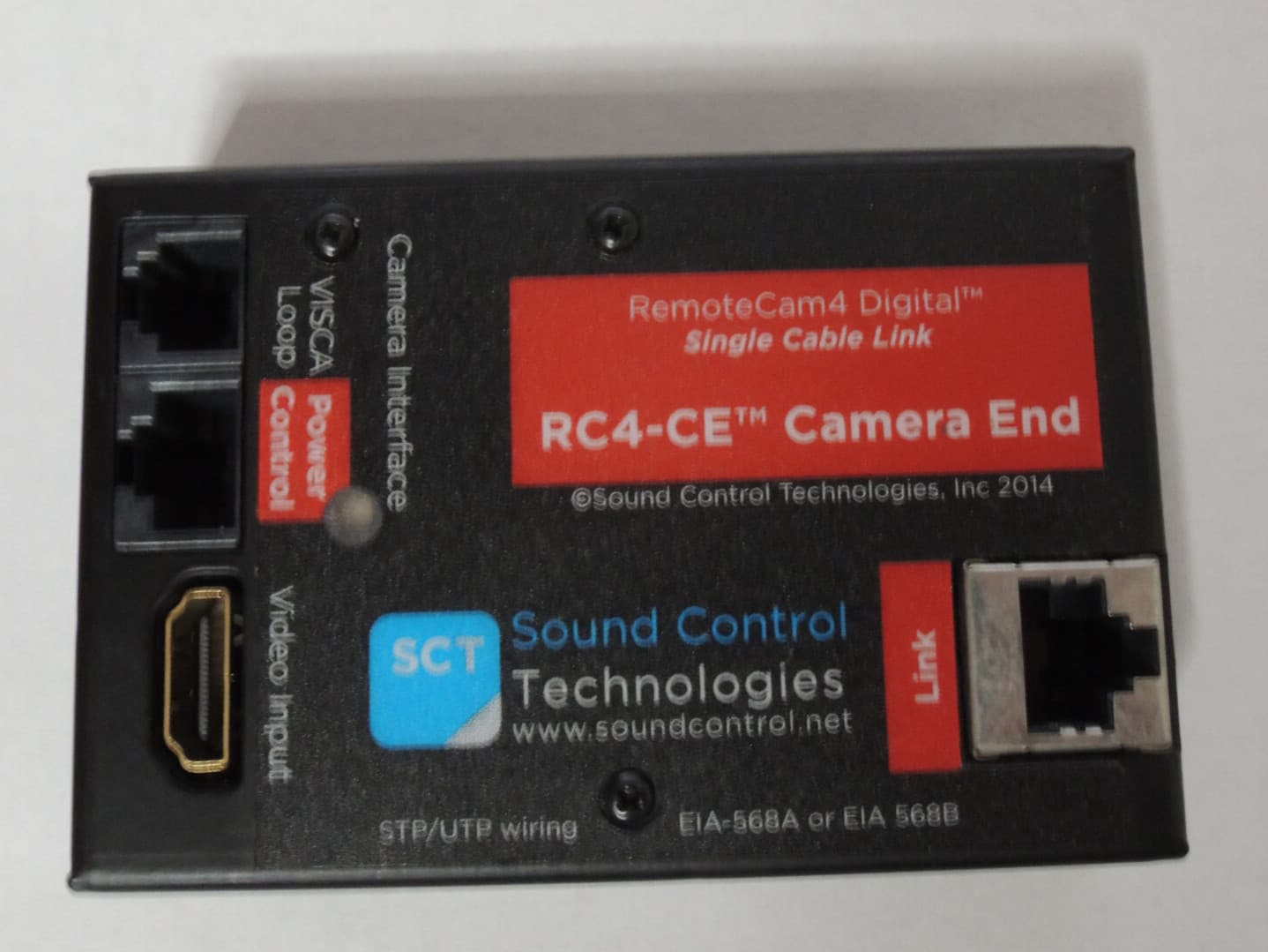 Sound Control Technologies RC4-CE Camera End Transmitter