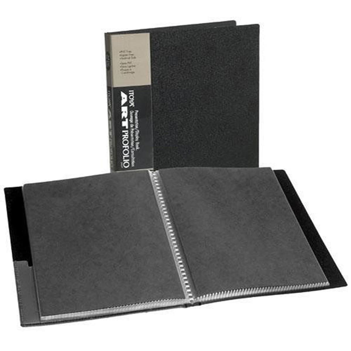 Itoya Bound Art Profolio Presentation Book with 18x24" 24 Pocket Pages, 48 Views