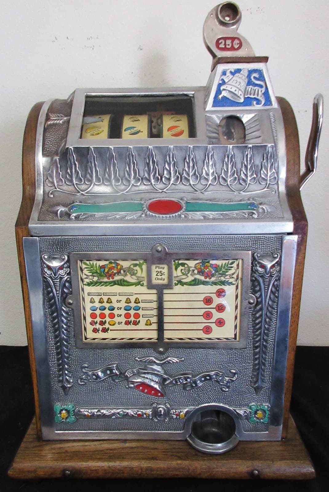 Mills FOK 25c Liberty Bell Gooseneck Slot, circa 1930's