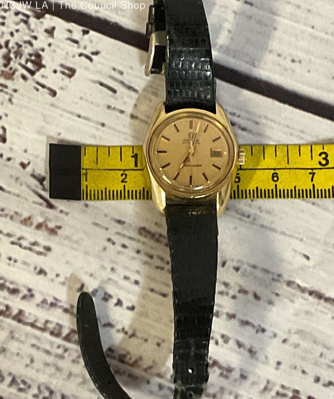 Omega Seamaster Automatic Gold Tone Case Vintage Swiss 6