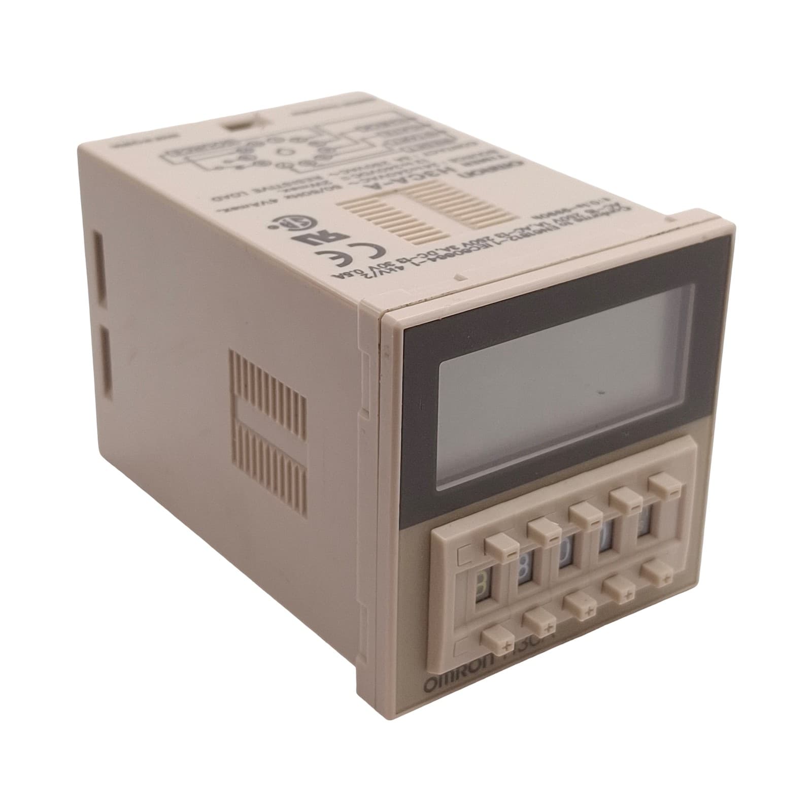 Lot of 3 Omron H3CA-A Solid-State Digital Timer 0.1s- 9990hr 240VAC/DC 1/16 DIN 3