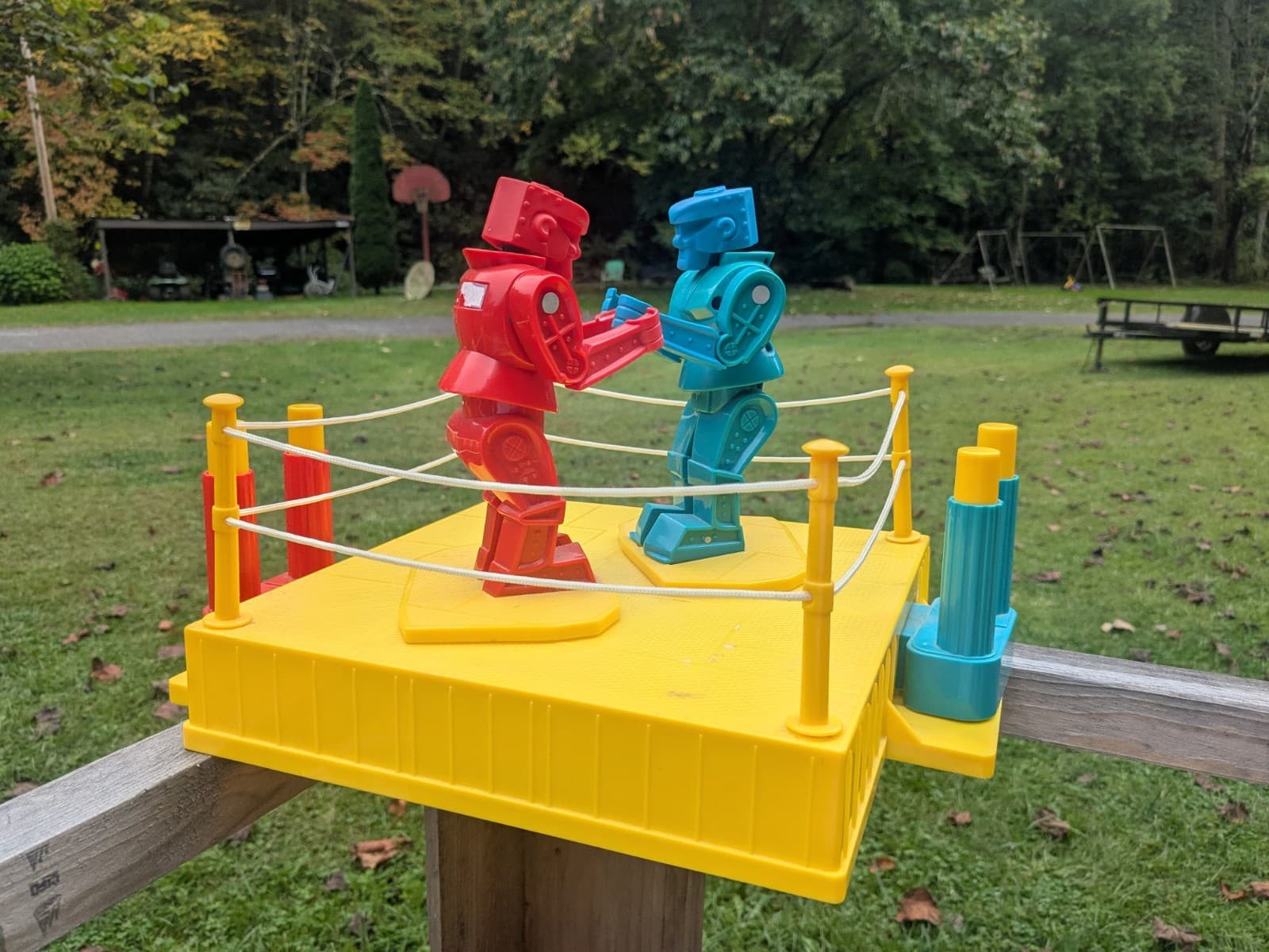 Vintage 2001 Mattel Rock'Em Sock'Em Robots Boxing Toy WORKING Large Version  2