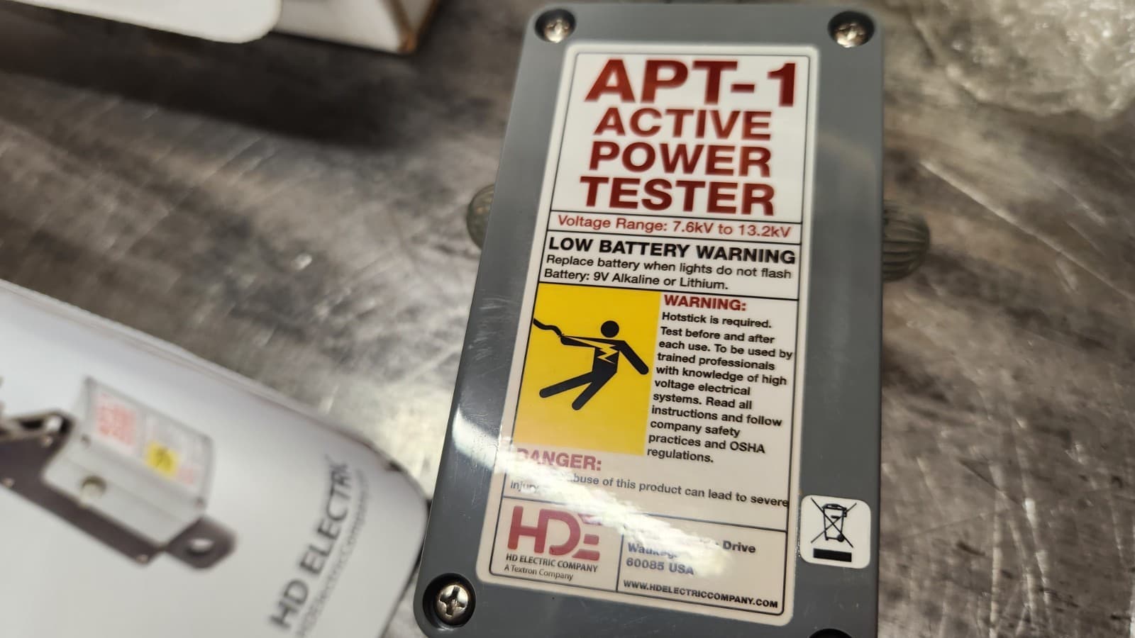 Greenlee HDE APT-1 Active Power Tester 7.6kV to 13.2kV  Overhead Conductor NEW 3