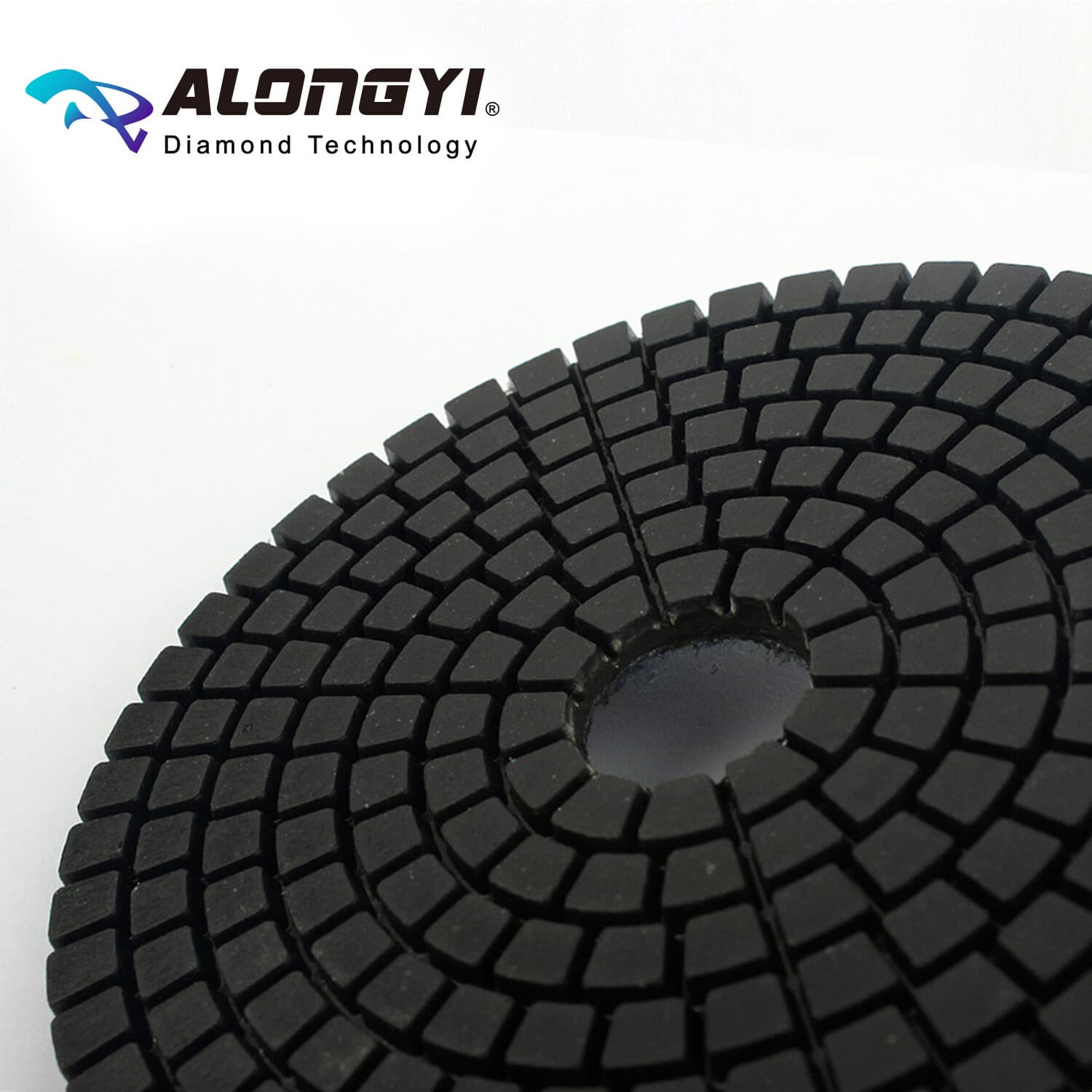 4" 7Pcs Diamond Polishing Pad Wet Use 100mm Flexible Resin Bond Abrasive Wheel 4