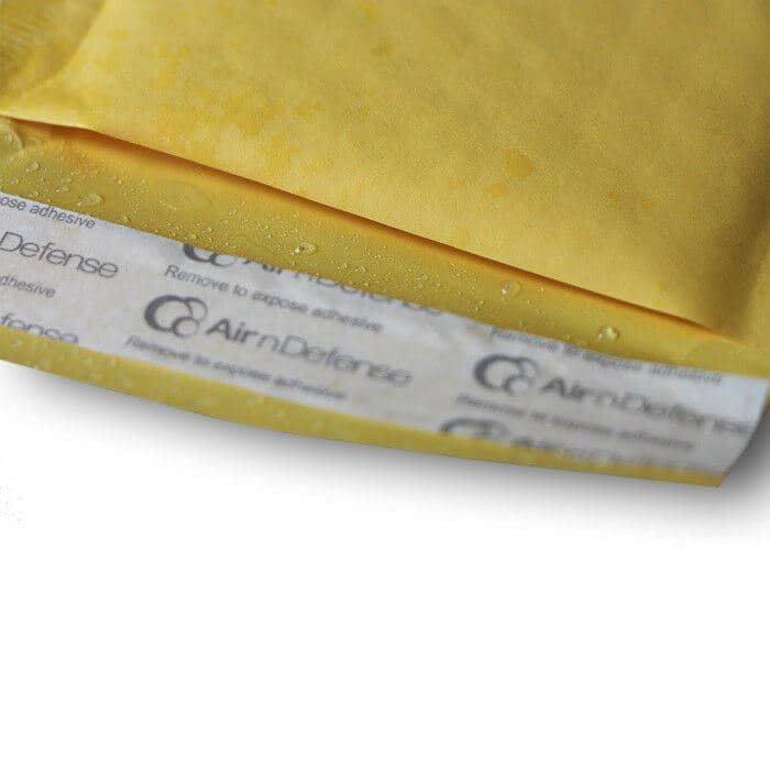 #000 4x8 Kraft Bubble Padded Envelopes Mailers Yellow Shipping Bags AirnDefense 6