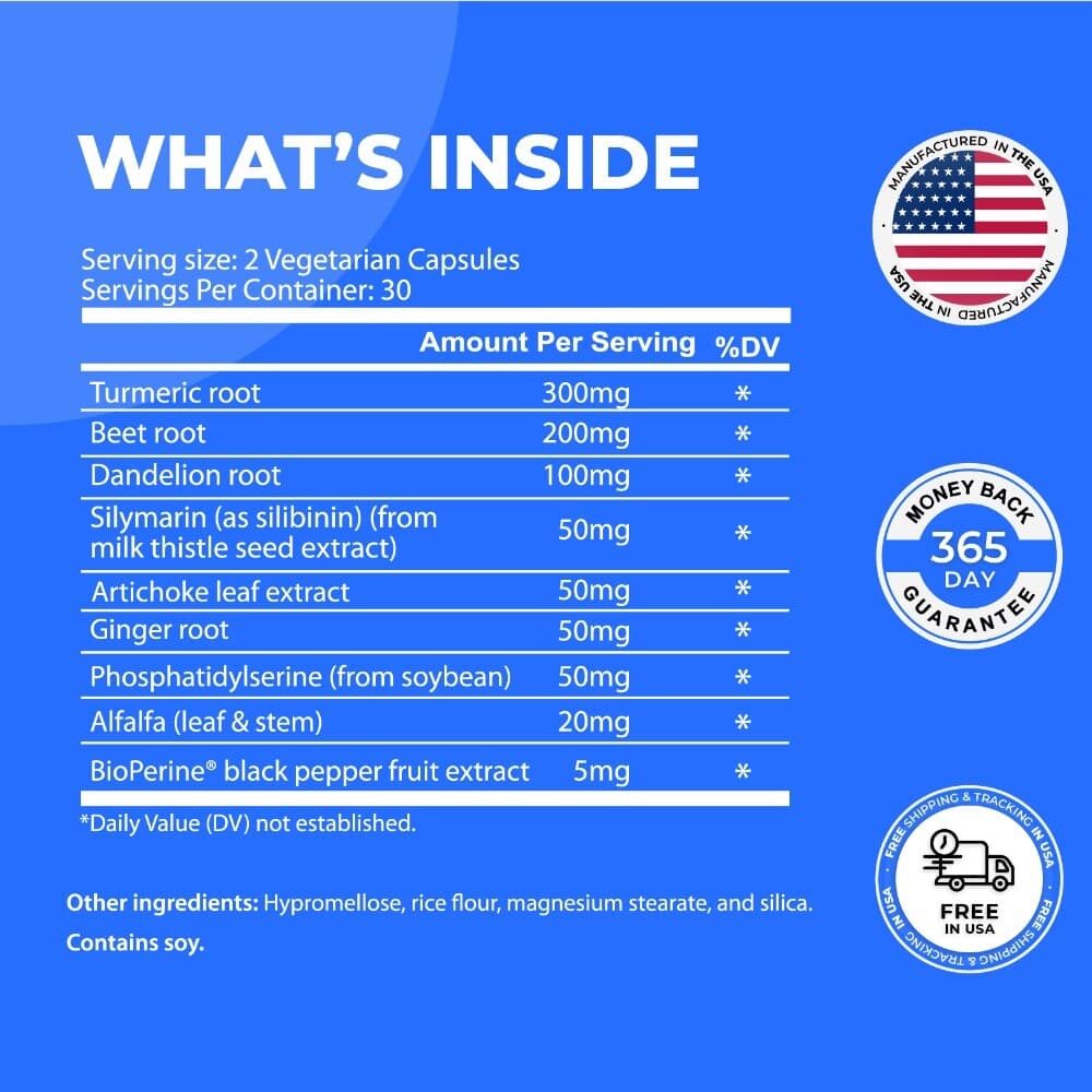 PureHealth Research Liver Health Formula - 60 Capsules 2