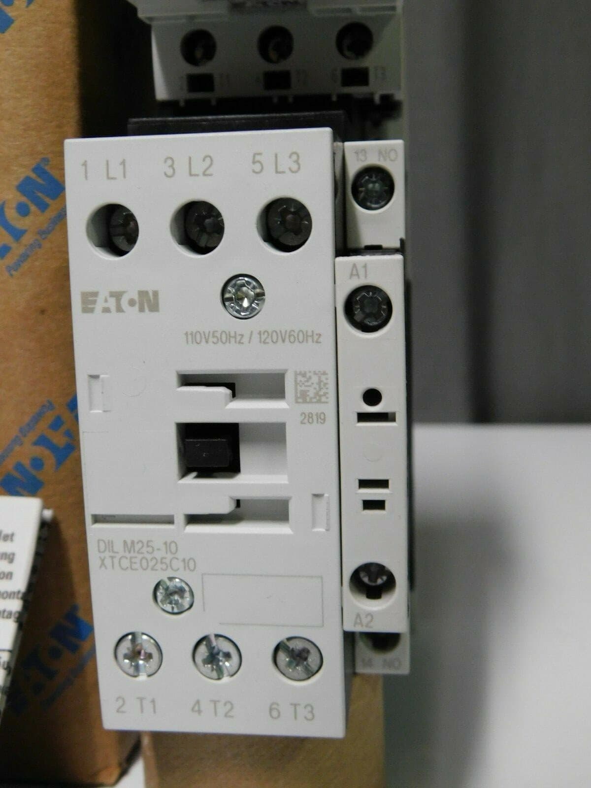 NEW Eaton XTSC020BCA XT IEC Manual Motor Controller 16-20A 110-120VAC Coil 3Pole 4