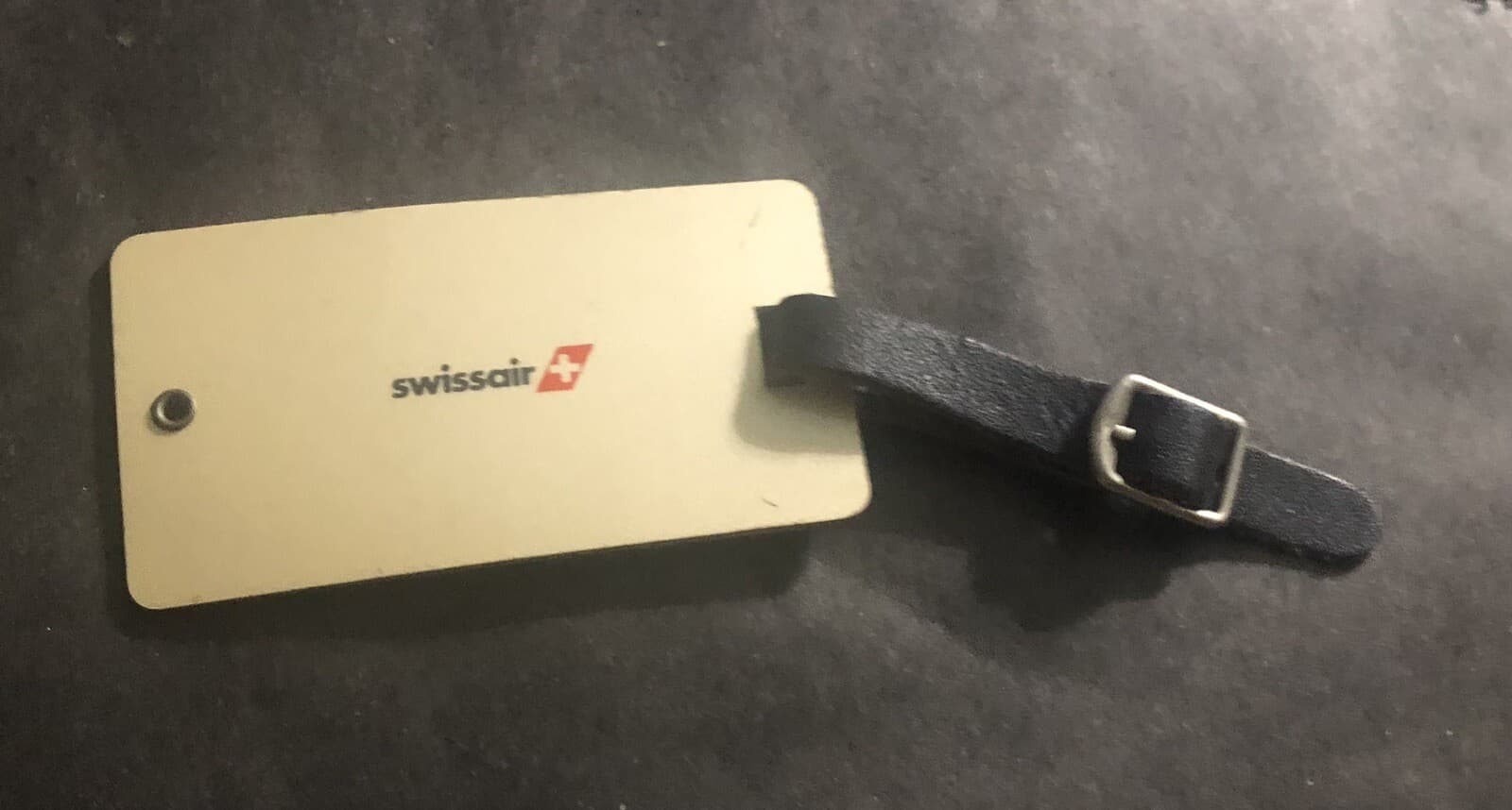 Vintage swiss air airline travel club member Pass card Luggage Tag SWISSAIR 5