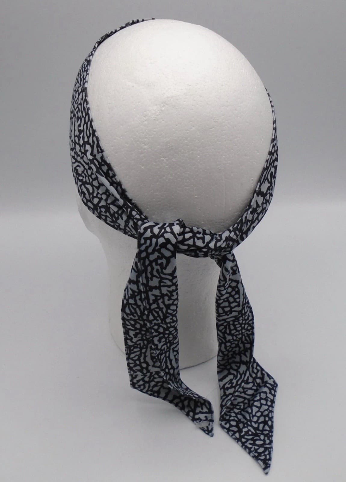 Nike Jordan Dri-Fit Head Tie JumpMan Adult Elephant Print Wolf Grey/Black/White 4