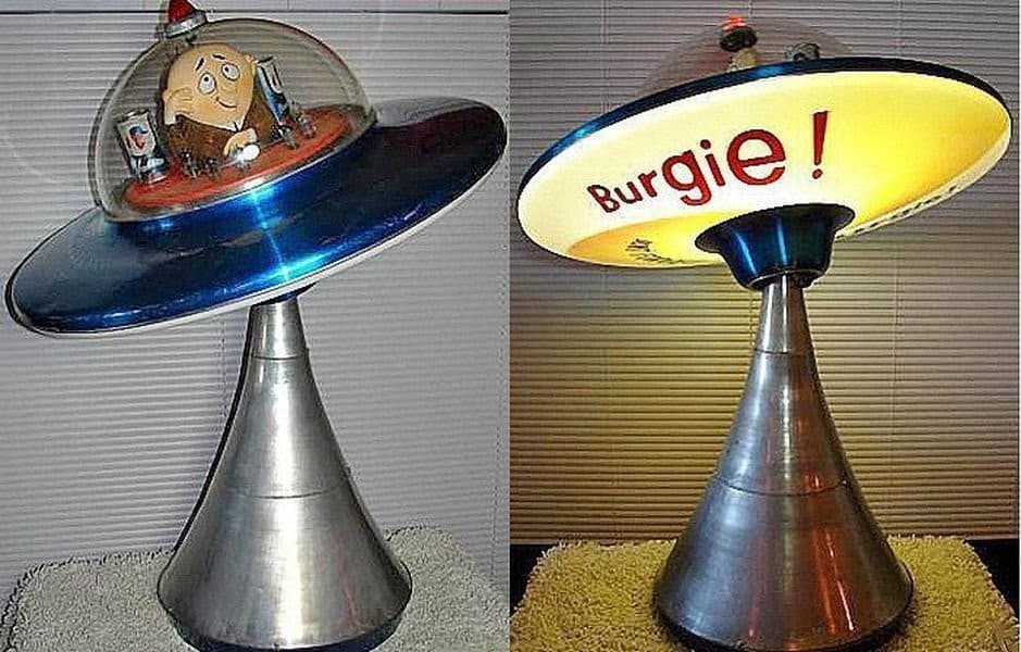 Burgemeister Burgie Paul Stanley UFO Flying Saucer reproduction figure READ DESC