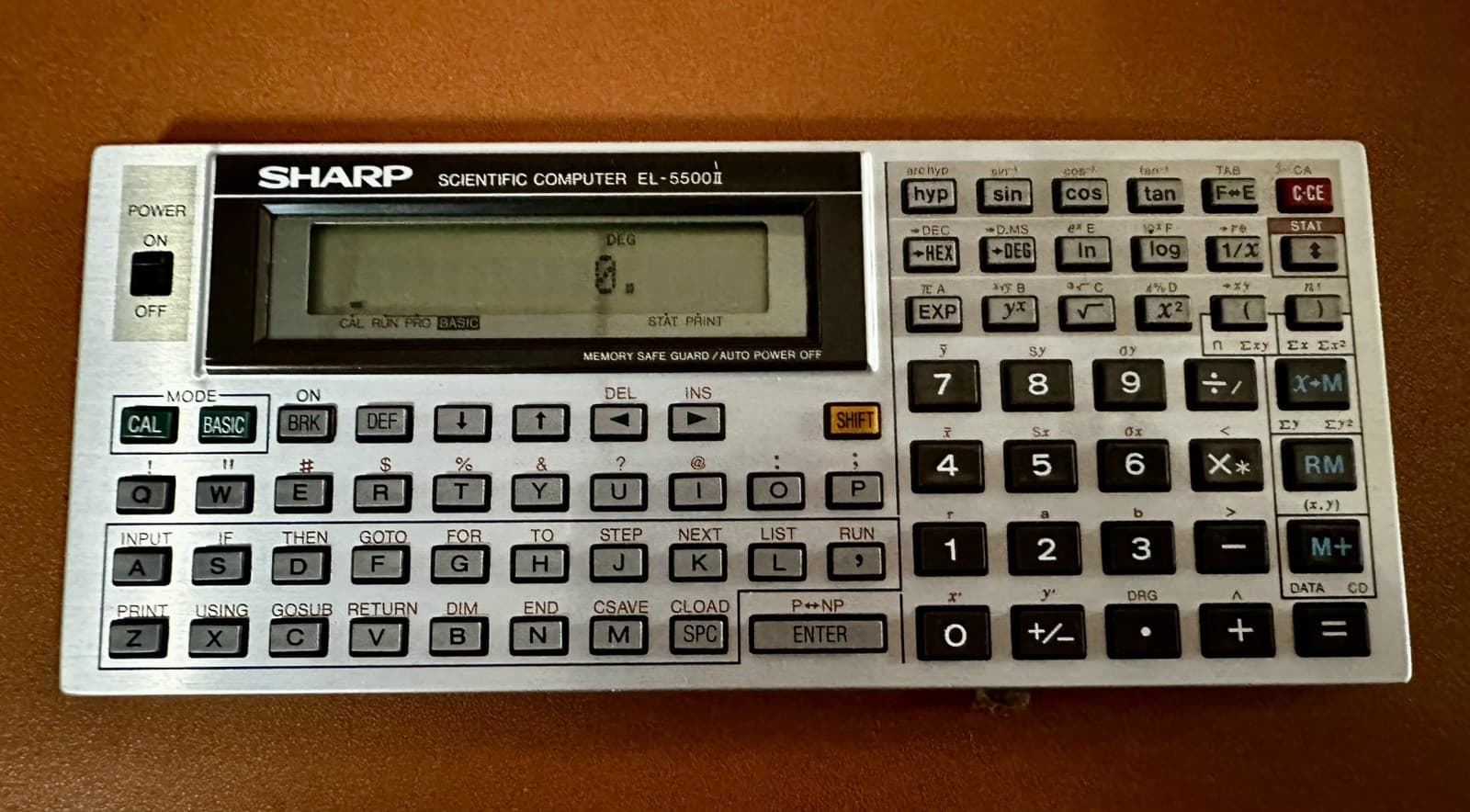 Sharp EL-5500II Scientific Calculator Excellent Condition NMIB Tested Works! 4