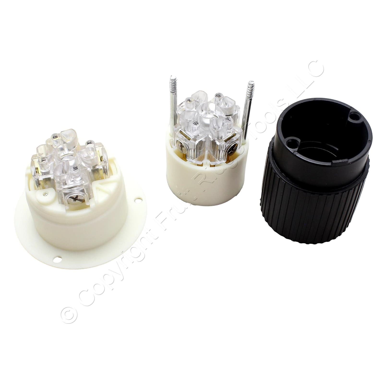 Bryant L14-30 71430MB Locking Flanged Inlet & 71430NC Twist Lock Connector Plug 3