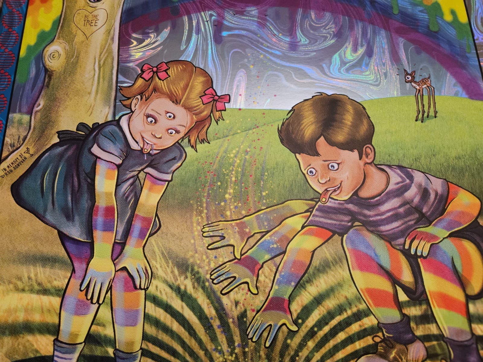 Oakland Zoltron Primus NYE '17 Tripindicular Foil Poster 10/60 NM Lets Trip #B11 2