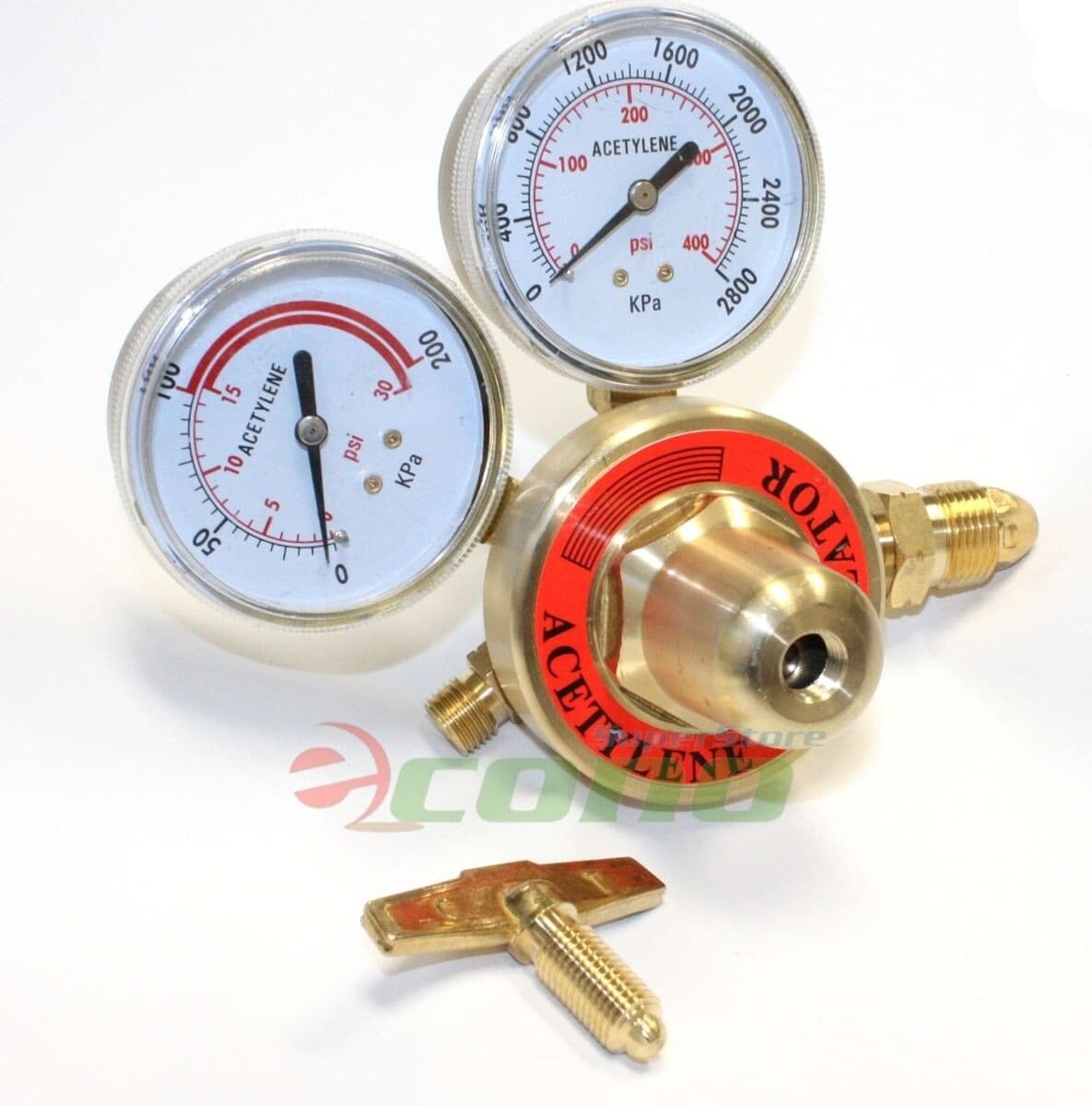 Oxygen Acetylene CGA 540 510 Dual Gauge Gas Welding Regulator  Fit Victor Type 6