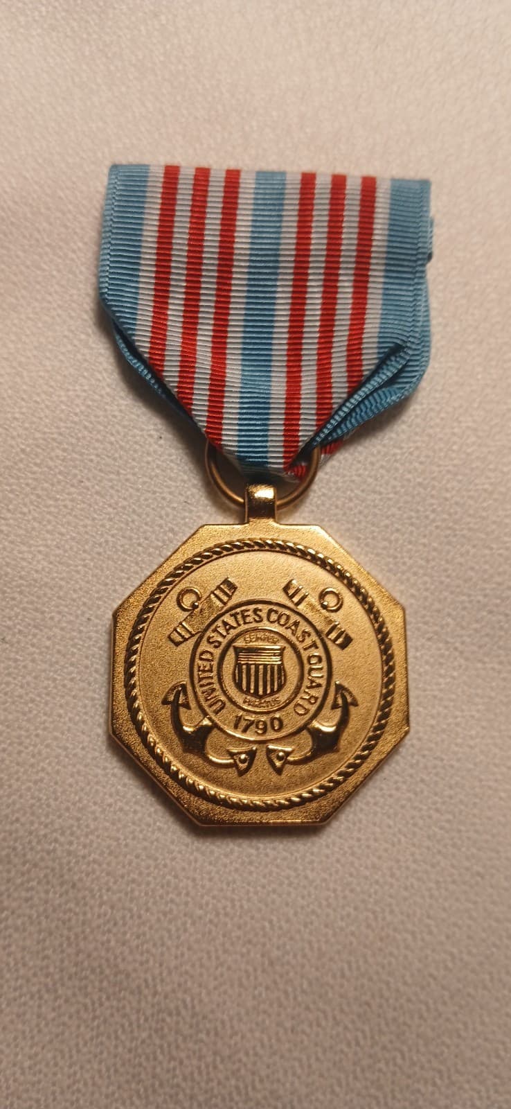 US CoastGuardmans Medal For heroism/ Full Size  2