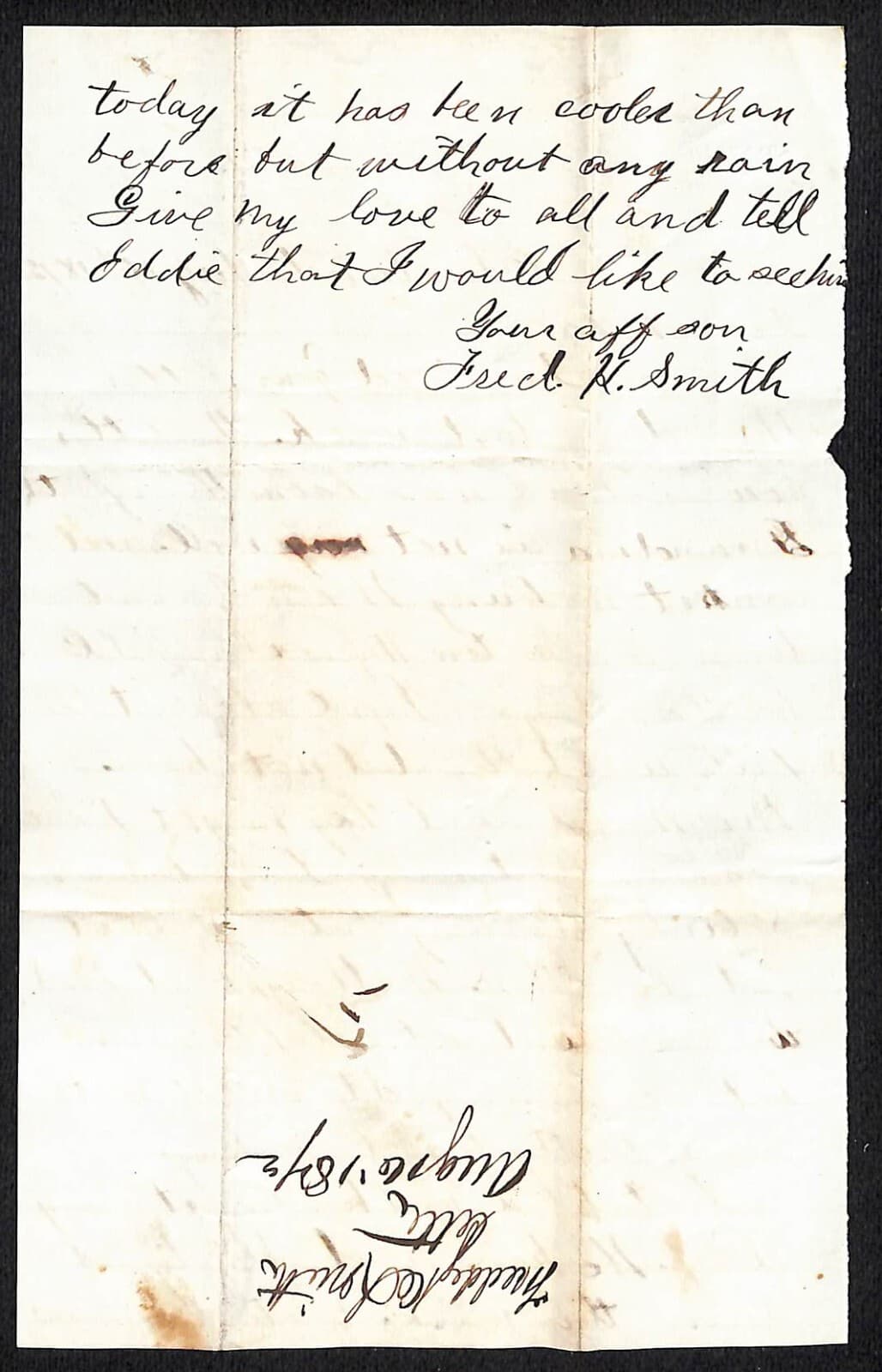 1872 ALS from Son in Cleveland to E. A. Smith, Warren, OH Druggist (#19) 2