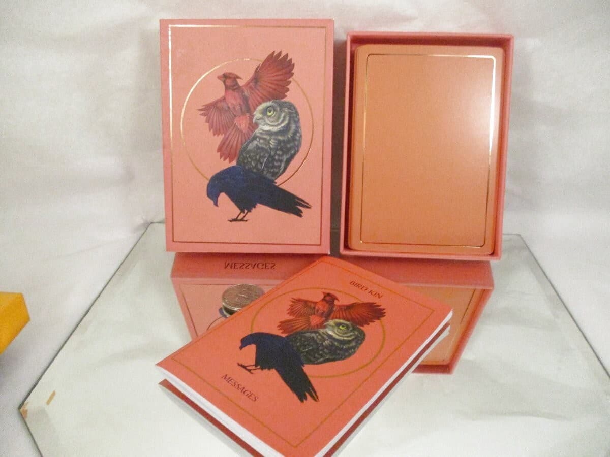 Bird Kin Oracle Deck 2019 Feather Messages + Guidebook 30 Cards EUC Stocking Stu 3