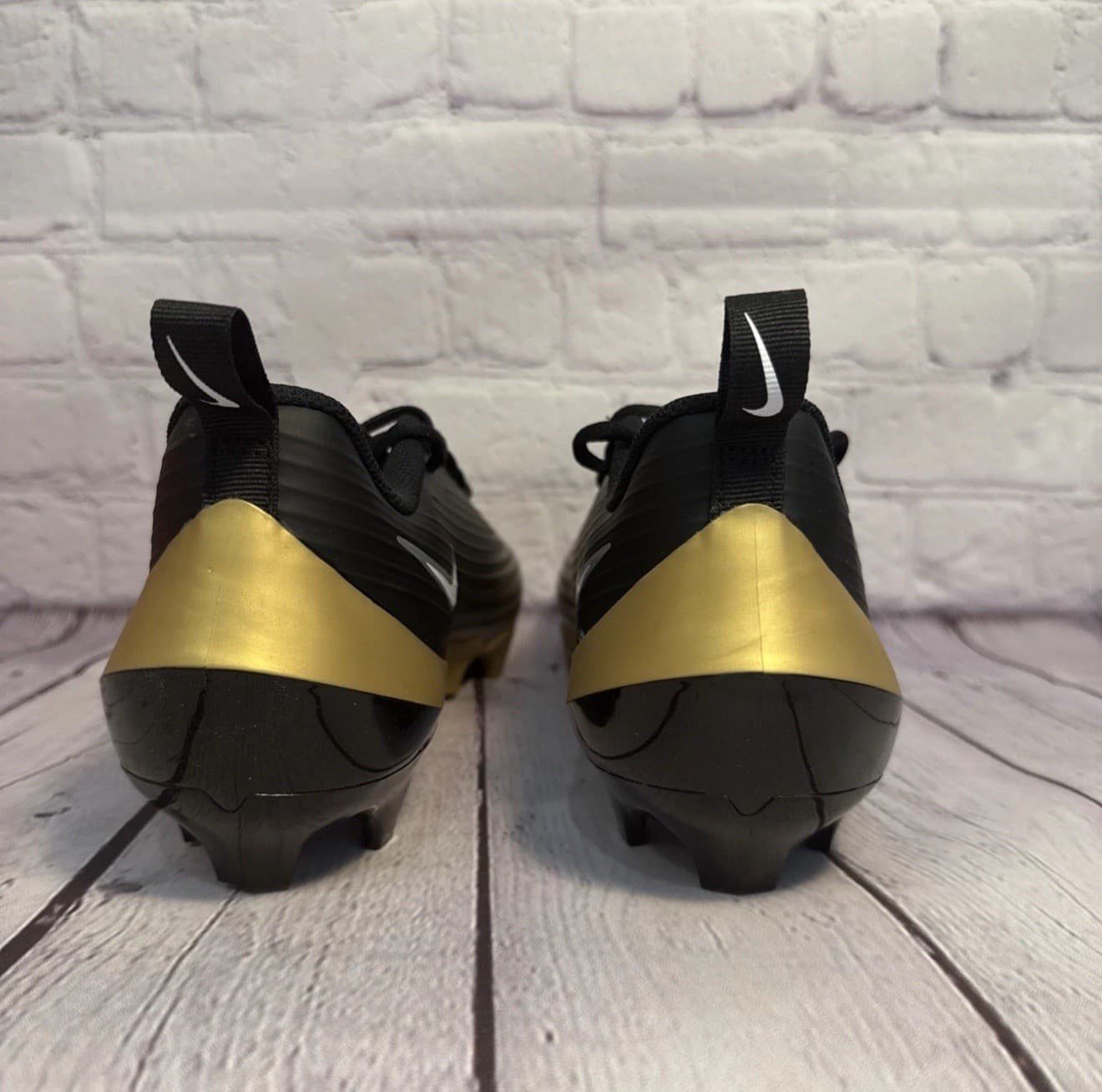 Nike Vapor Speed 3 Black Gold Football Cleats FB3303-003 Men’s Size 8.5 NEW 5