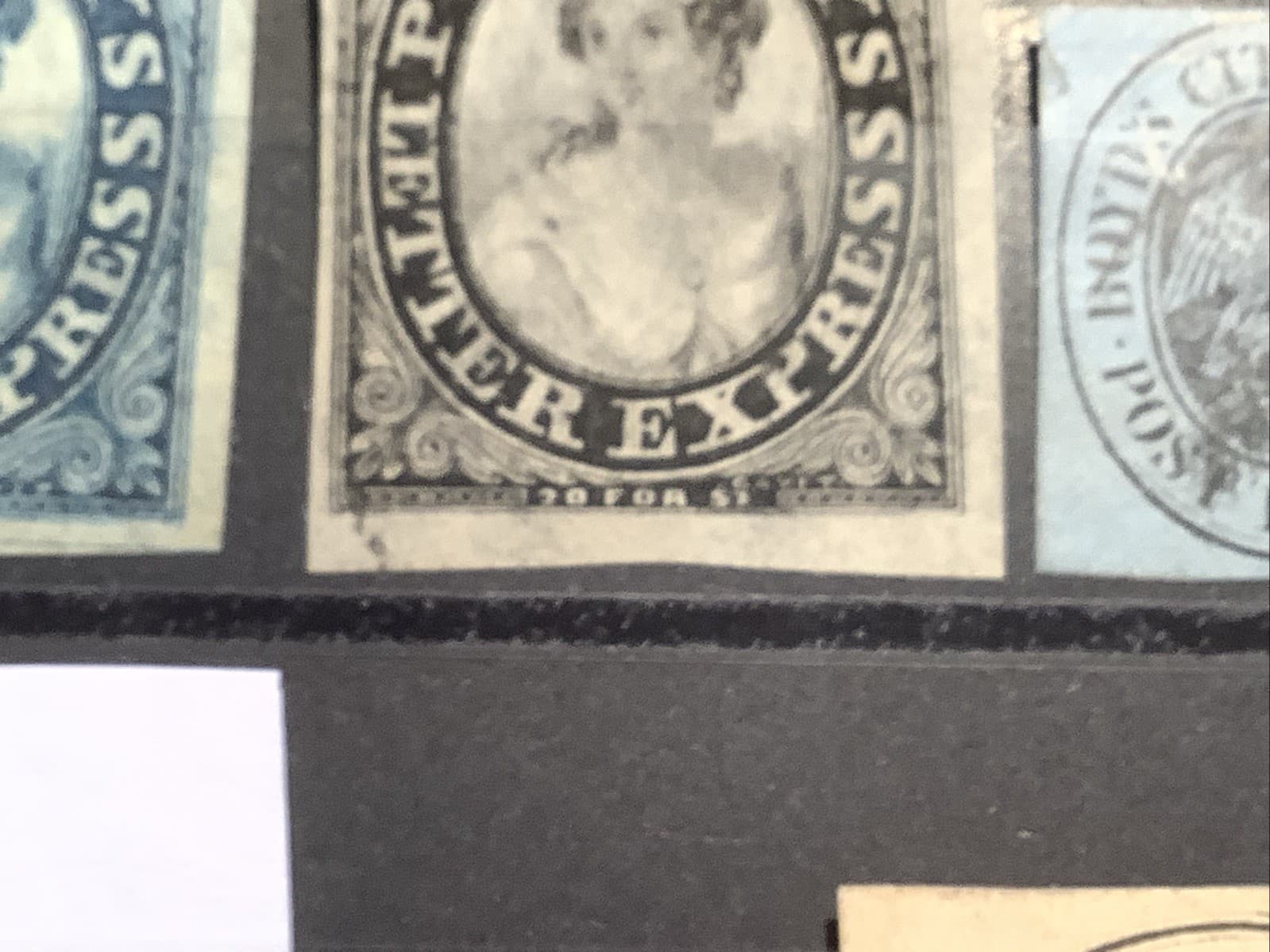 8 Genuine  US LOCAL  POST, 1844-60. Pre-Civil War . Used And Unused 4