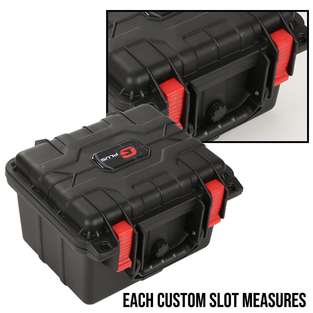 Black Graded Card Storage Box Deep Travel Waterproof Case Slab Holder& Protector 5