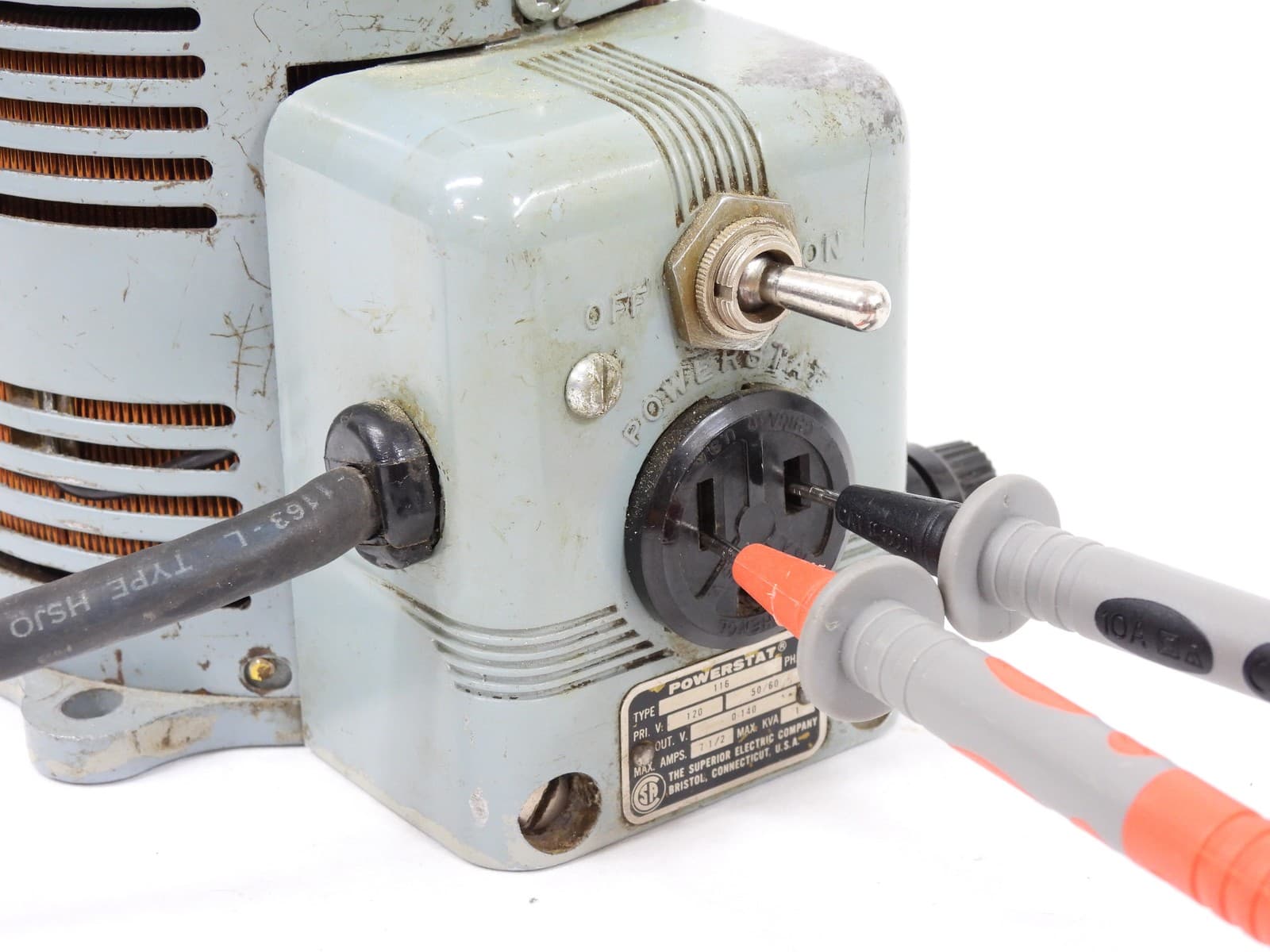 Powerstat Variac 116 0-120VAC Variable AC Power Transformer (works well) 2