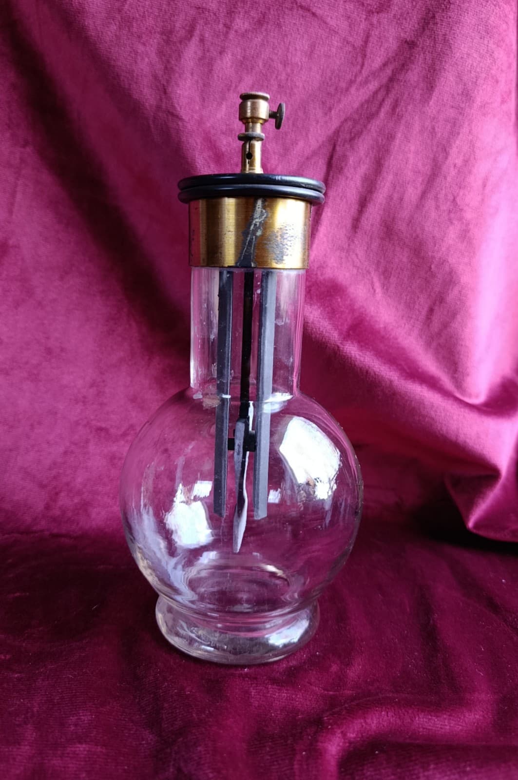 Antique 1800's Grenet Cell Glass Battery bichromate cell