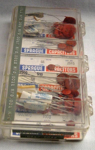 Sprague Capacitors VTG NOS/Reclaim 40Pc Lot Ceramic Disc 5GA-D33,D27,D25,D22,D20 5