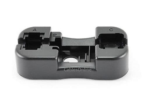 RJ45/RJ11 Keystone Jack Punch Down Installation Stand Holder Assembly Tool 2