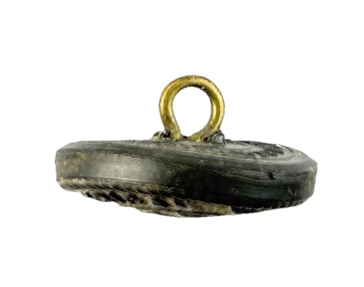 LATE 1800's HTF AMERICAN YACHT CLUB  HARD RUBBER BUTTON 22mm WARNOCK B53 3