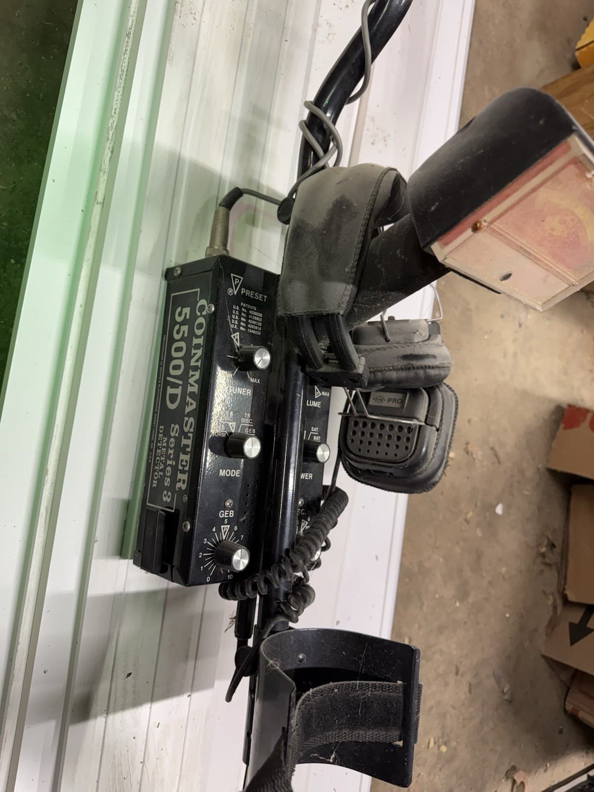 Coinmaster 5500/D Series 3 Metal Detector with battery box 5