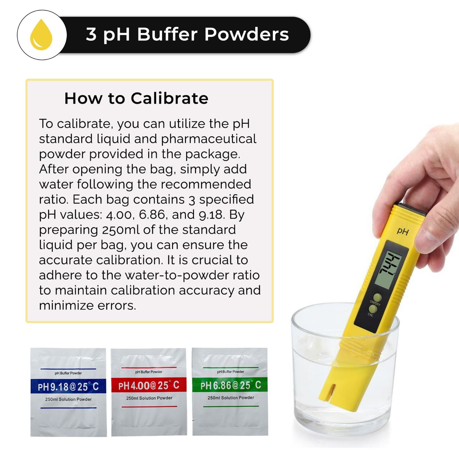 Digital Electric PH Meter LCD Tester Pocket Hydroponics Aquarium Water Test Pen 6