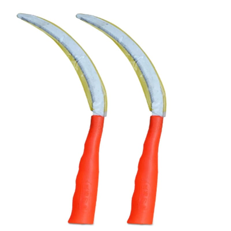 4PCS Alloy Serrated Mini Sickle Stainless Steel Grass Weed Cutting Weeding Tools 6