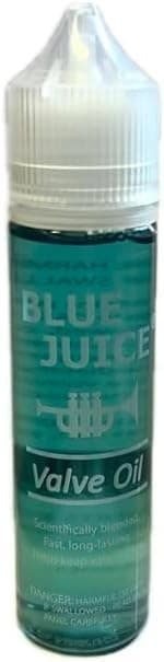 Blue Juice Synthetic Trumpet Valve Oil for Fast Valve Action, 2oz