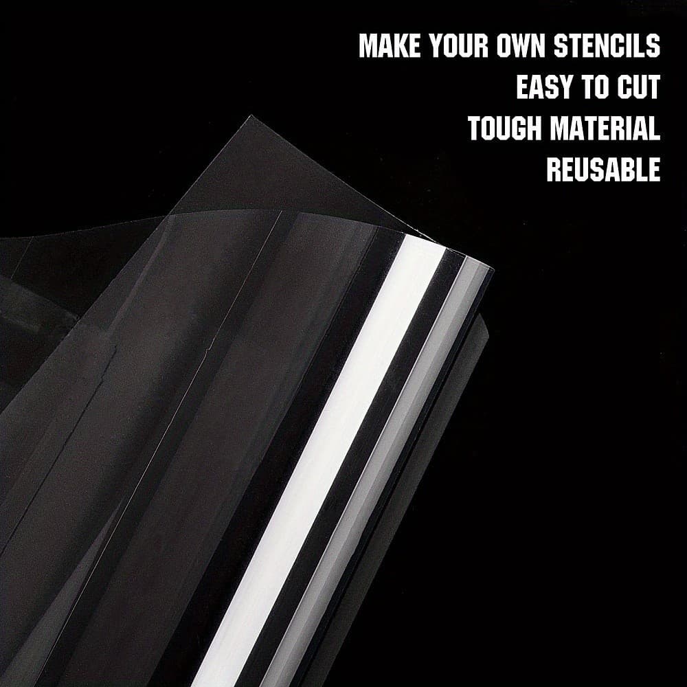 1set PVC Transparent High Temperature Resistance Protective Film Single Side 4